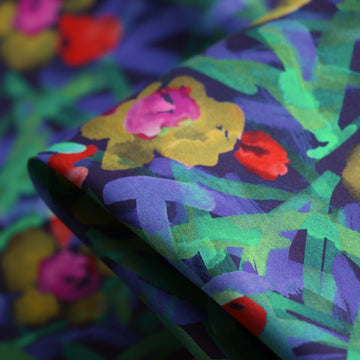 Wandering Navy/Green Liberty Tana Lawn™