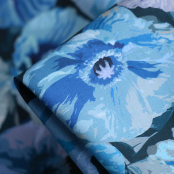 Poppy Wonder Blue Liberty Tana Lawn™