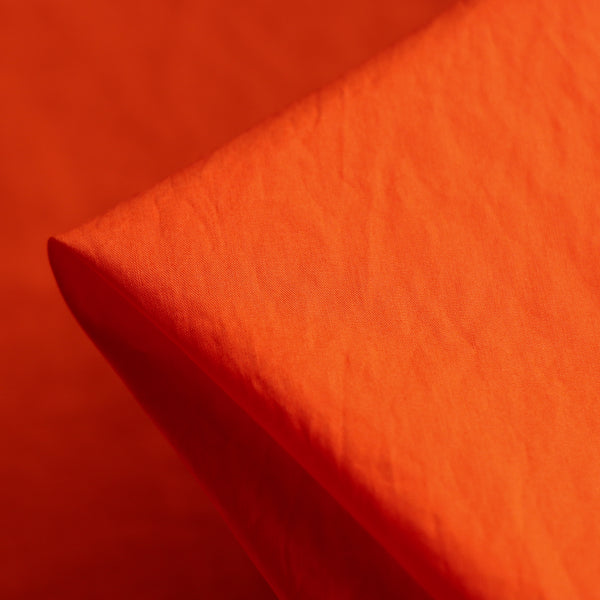 Lamatina Orange Cotton Poplin
