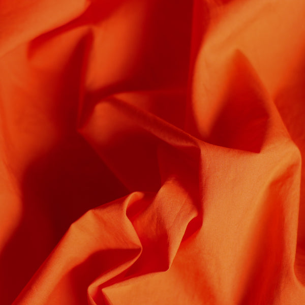 Lamatina Orange Cotton Poplin