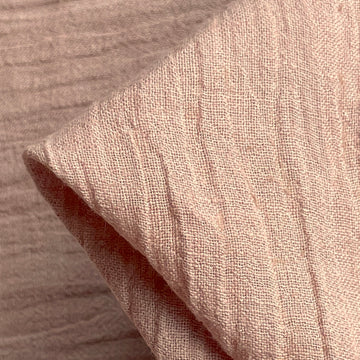 Pink Salt Crinkle Linen