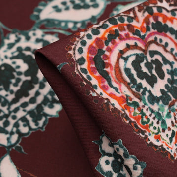 Hearts On Purple - Printed Ponti