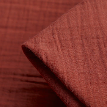 Tumbled Rust Double Gauze