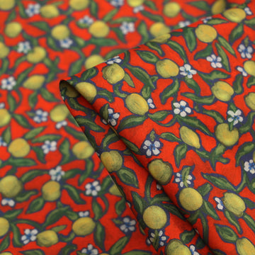 Lemon Grove Red - Liberty Tana Lawn
