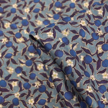 Lemon Grove Blue - Liberty Tana Lawn