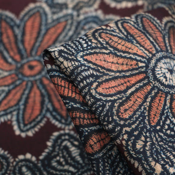 Orange Bloom Burgundy