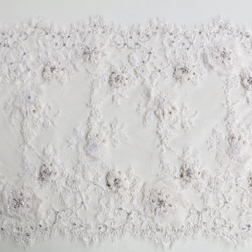 Mariah Natural - Beaded Trim - 40cm