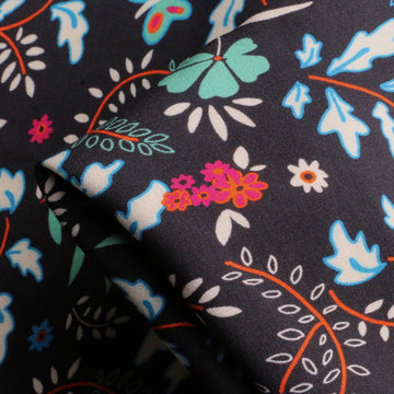 Mysterious Garden Viscose Poplin