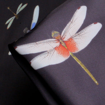Dragonfly Cafe Viscose Habutai