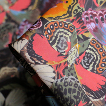 Butterfly Collage Viscose Habutai