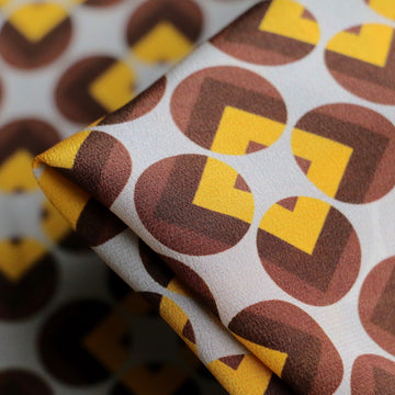 Fellini Mosaic Silk Crepe De Chine