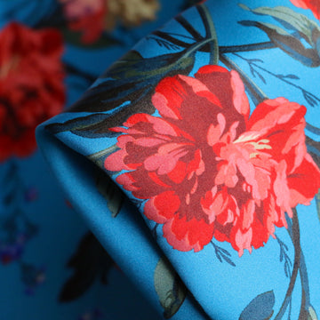Decadent Blooms Liberty Belgravia Silk Satin