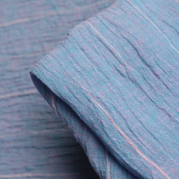 Symi Sky Crinkle Linen