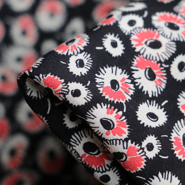 Daisy Nero Silk Crepe De Chine