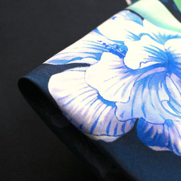 Orchid Blu Silk Satin - Panel Print