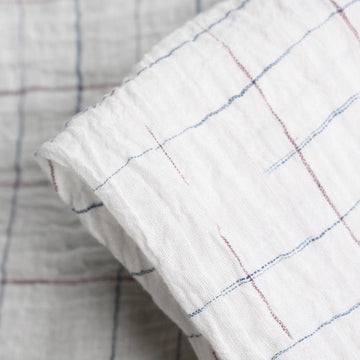 Milos Porcelain Crinkle Linen