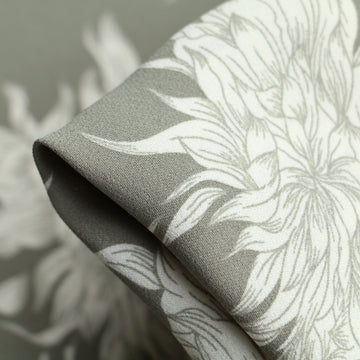 White On Verde Double Georgette