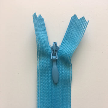 Invisible Zipper 20cm - Aqua Blue