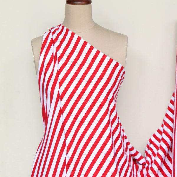 Ani Red White French Terry