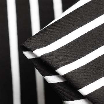 Zip Wide Black Jersey