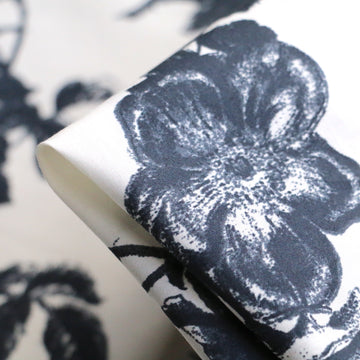 Slate Bouquet Cotton Poplin