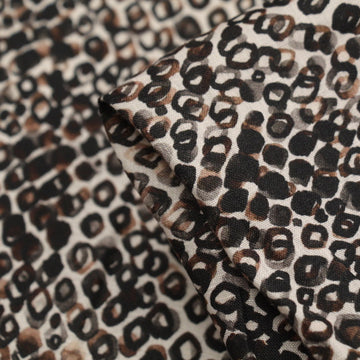 Complex Kitty Printed Linen