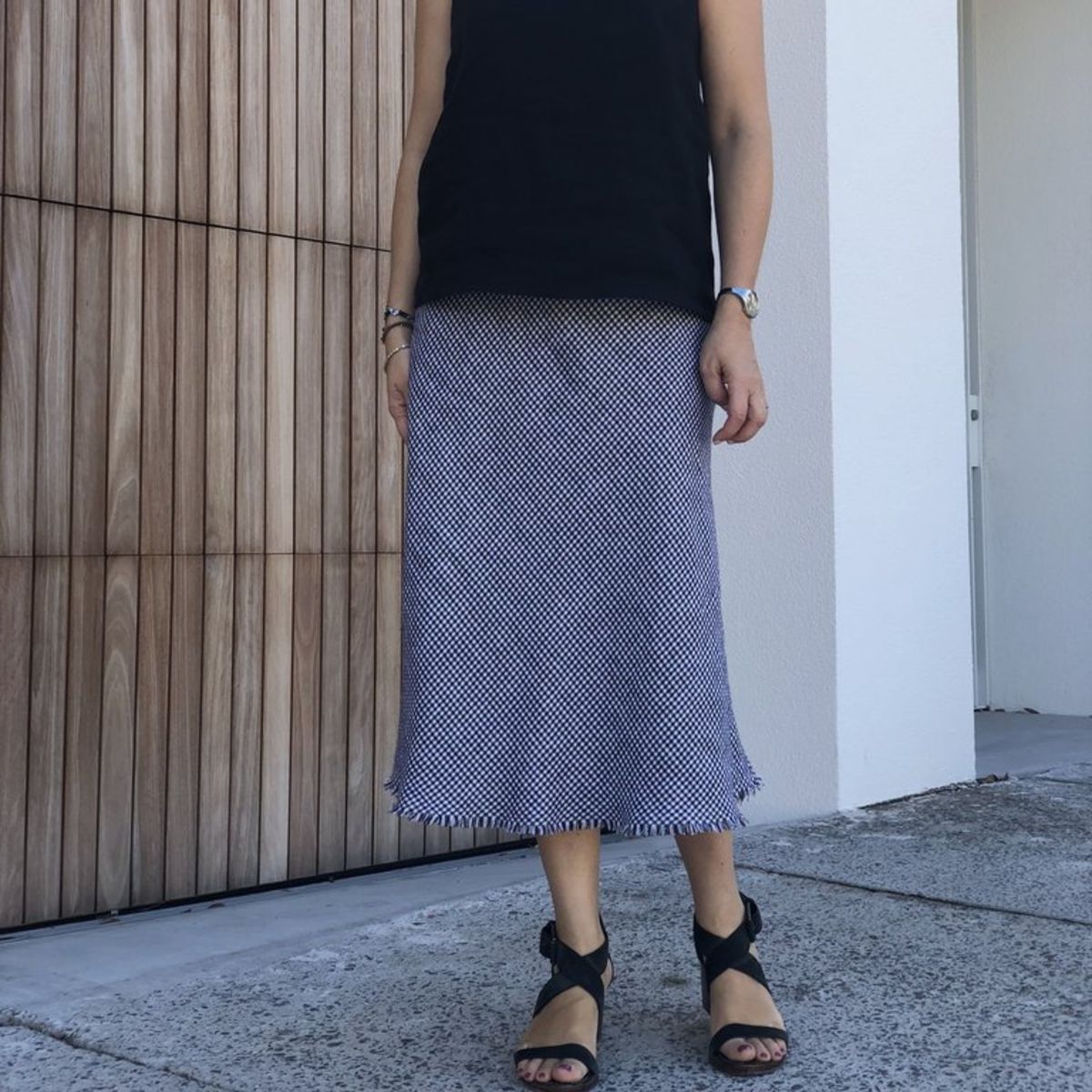 Evie Bias Skirt Pattern - Main Image