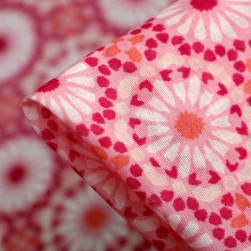 Daisy Club Pink Cotton Voile
