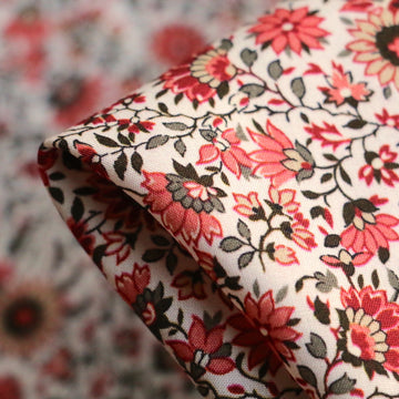 Remnant of Never Ending Garden Viscose Poplin