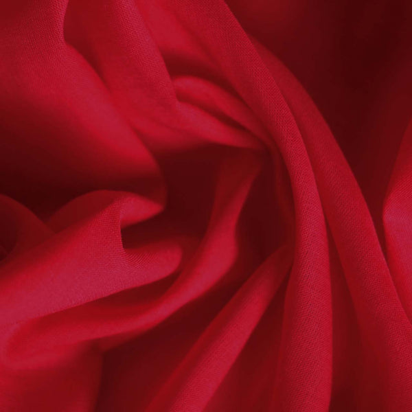 Red Cotton Voile