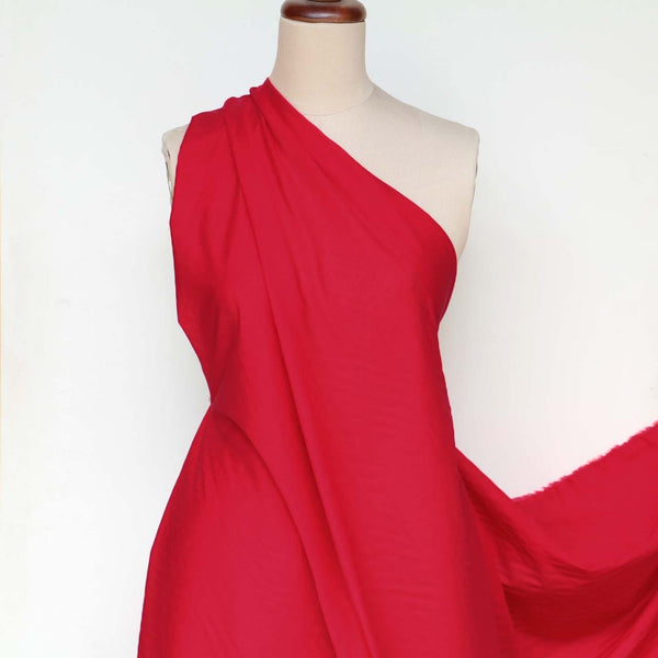 Red Cotton Voile
