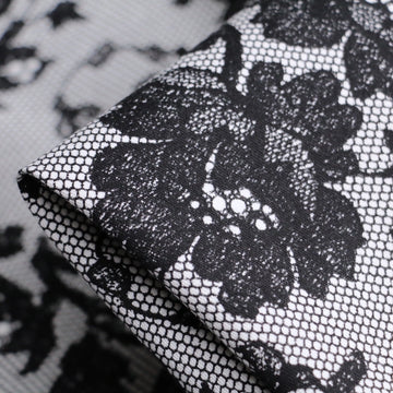 Lacey Black Stretch Cotton