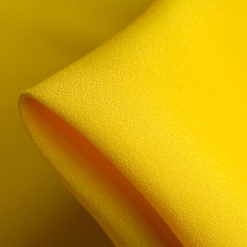 Giallo Yellow Satin Backed Cady Crepe