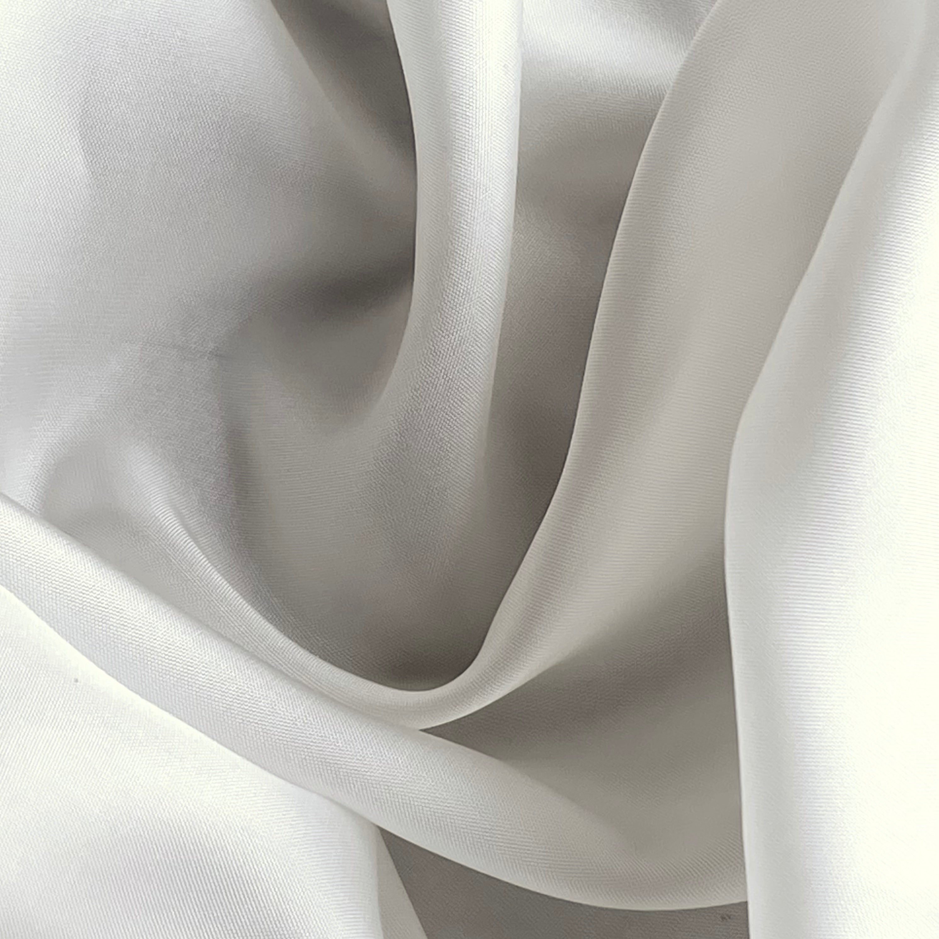 Silk White Rayon Lining (137cm wide)