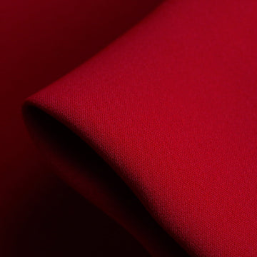 Ruby Red Faille Crepe