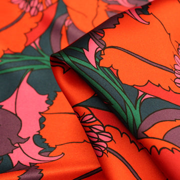 Eustacia Melon - Liberty Silk Satin