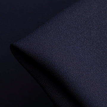 Cady Navy Blu Satin Backed Crepe