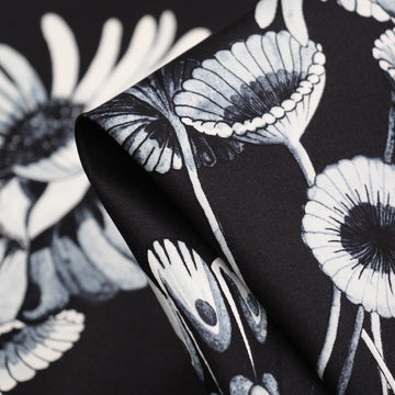 Butterflies & Triffids Stretch Cotton