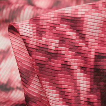 Pixel Rose Chiffon
