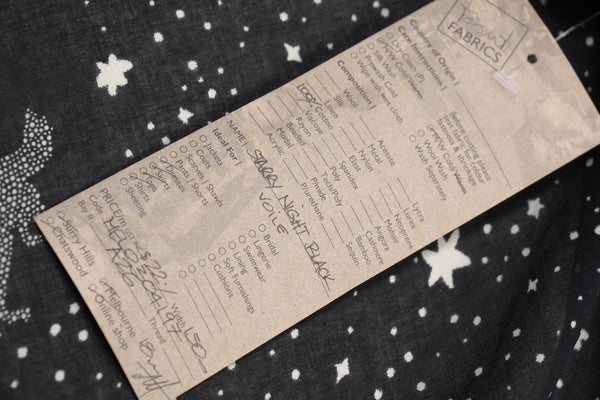 Starry Night Black