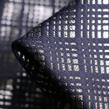 Silver Blocks Jacquard