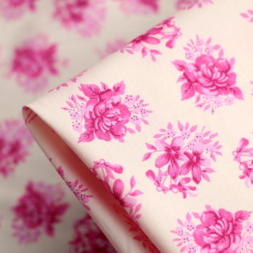 Rosa Avorio Cotton Poplin