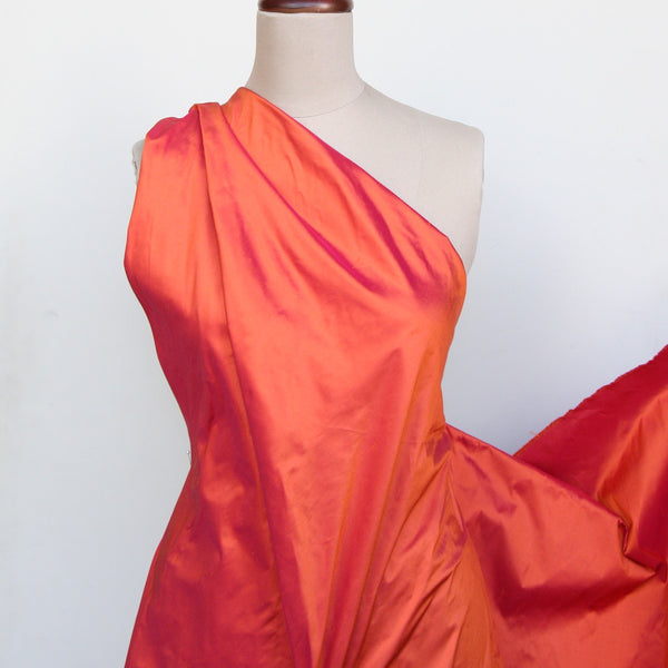 Tangerine Silk Dupion