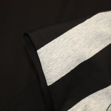 Grey Rail Stripe Black Jersey