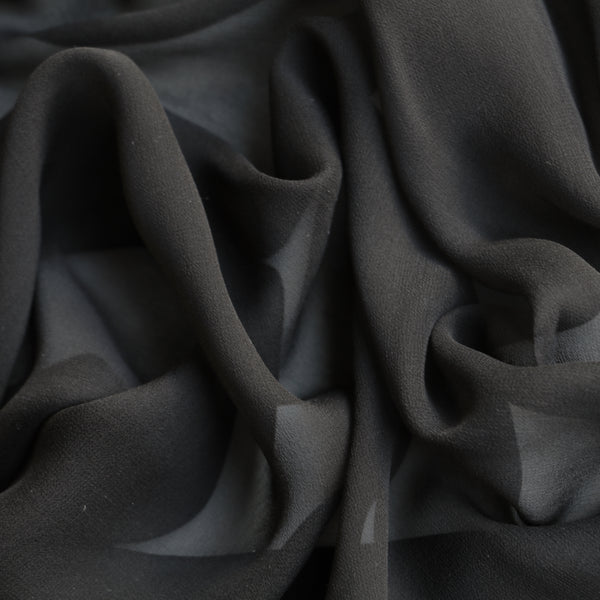 Black Veil Silk Georgette (95cm wide)