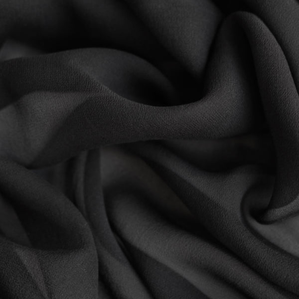 Black Silk Georgette