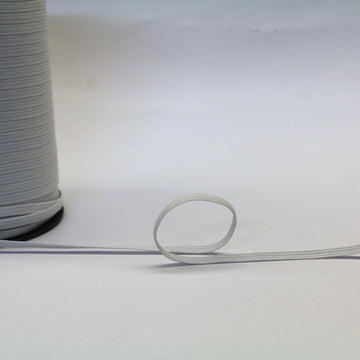 Braided Elastic (6mm) - White