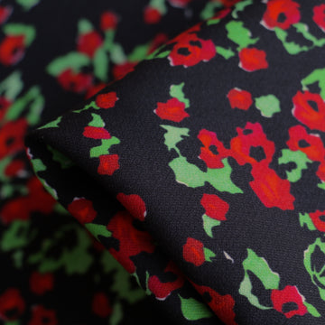 Cherry Roses - Wool/Silk