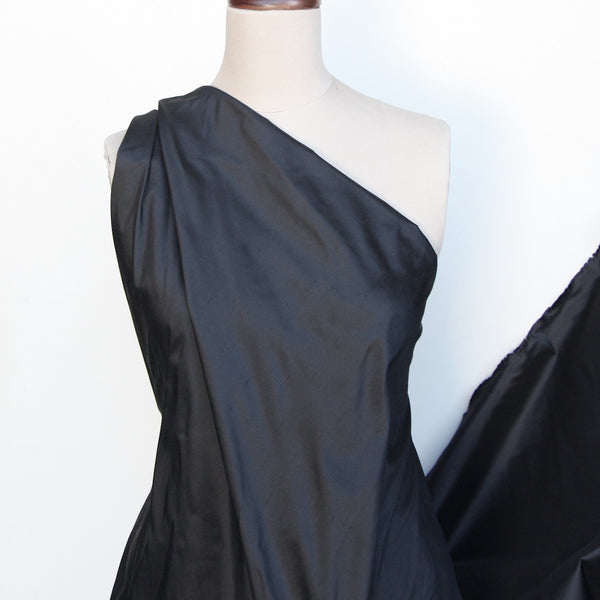 Black Silk Dupion