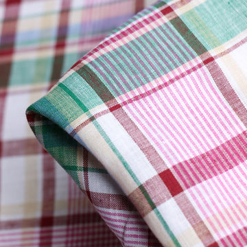 Veneto Check Multi Linen